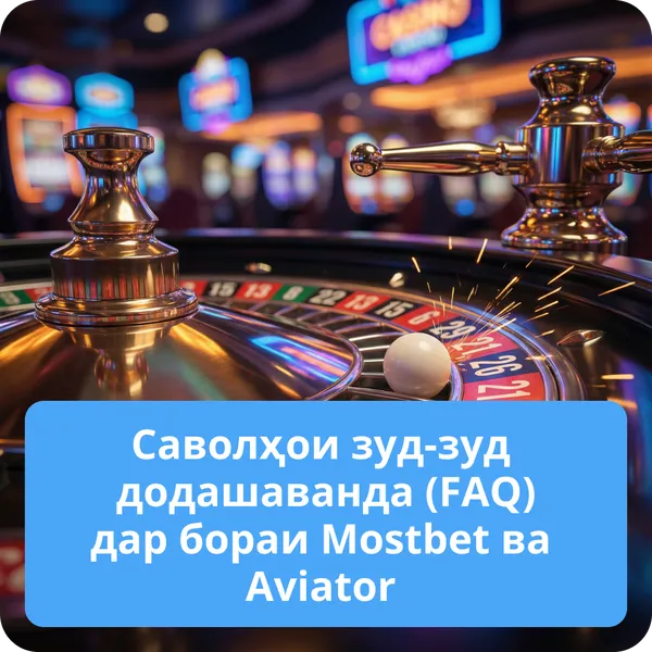 Саволҳои зуд-зуд додашаванда (FAQ) дар бораи Mostbet ва Aviator